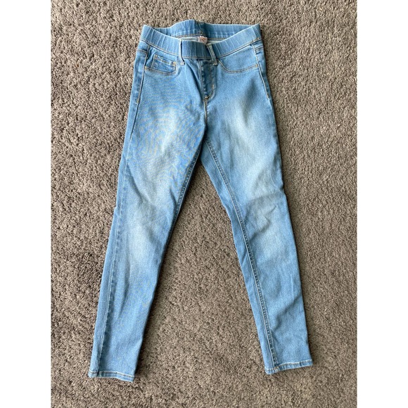 Girls size medium 7/8 long sleeve top, jeggings bundle - Picture 3 of 10